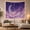 Crescent Pool, variant on Full Moon and Crescent Moons with Spiral Clouds in Pastel Galaxy, Dreamy Celestial for Space Lovers, Colorful Planet Wall Art, Christmas Gift Tapestry Wall Hanging for Bedroom and Dorm