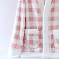 thumbnail image 4 of Naittoop Plush Bed Jackets for Women Fuzzy Fleece Pajama Tops Button Up Sleepwear Long Sleeve Winter Coats with Pockets, 4 of 4