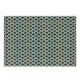 thumbnail image 1 of Geometric Cutting Board, Overlapping Hexagonal Shapes with Retro Colored Chevron Elements Tile, Decorative Tempered Glass Cutting and Serving Board, Small Size, Black Sky Blue Yellow, by Ambesonne, 1 of 1
