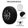 thumbnail image 2 of Susaid Space Dinosaur Print Water Proof Spare Tire Cover Wheel Tire Dust-proof Cover Fit Trailer, RV, SUV and Many Vehicle-16 inch, 2 of 6