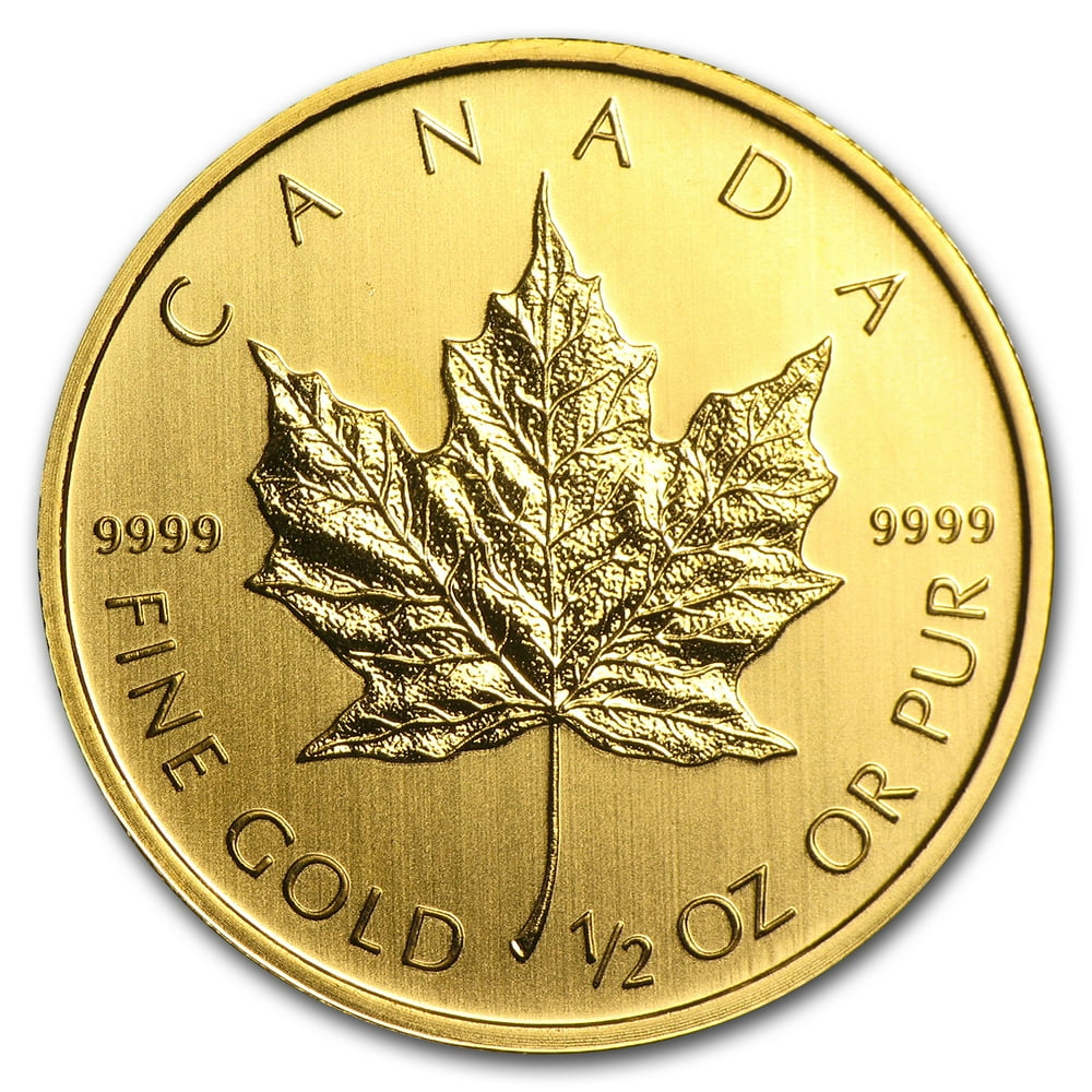 Royal Canadian Mint Canada 1/2 oz Gold Maple Leaf (Random Year