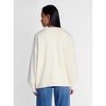 thumbnail image 3 of Women's Halloween Gothic Boo Graphic Fleece from Way to Celebrate, Sizes S-4X, 3 of 5