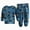 boy outfits-Blue, variant on TOWED22 Toddler Boys Casual Fall 2Pcs Set Long Sleeve Print Pattern Pullover Tee Elastic Waist Joggers Soft Warm Outfits Clothes(Blue,18-24 M)