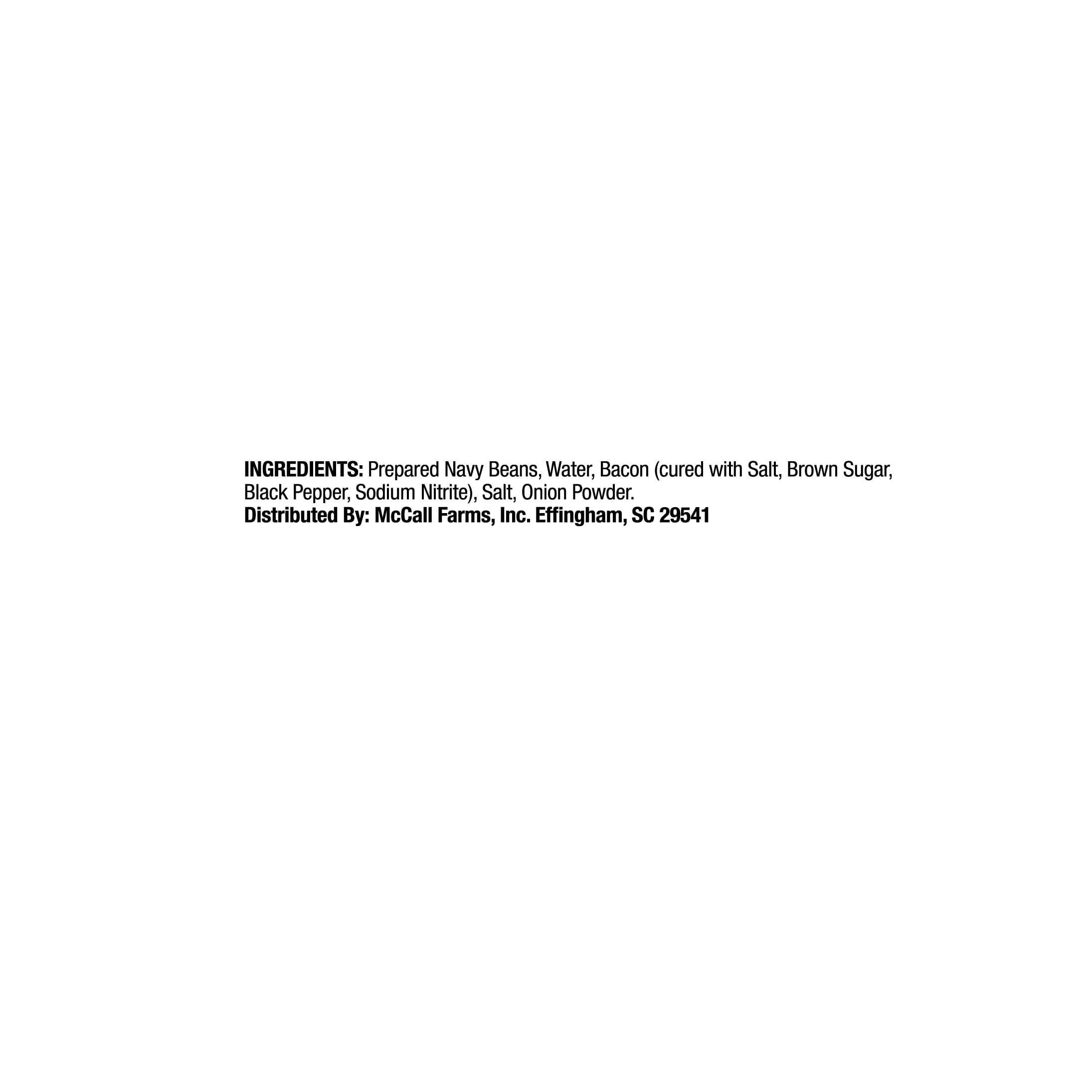 (12 pack) Trappey's Navy Beans with Bacon, 15.5 oz., Can