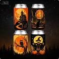 thumbnail image 3 of Ailezt Halloween Decor 1 Pack Halloween Can Cooler Sleeves Drink Sleeves Reusable Neoprene Halloween Can Cooler Sleeves For Beverage Party Fall Party (), 3 of 3