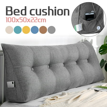 Soft Reading Pillow Triangle Back Cushion Sofa Bed Office ...