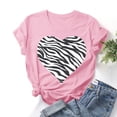 thumbnail image 1 of LSLJS Mode Femmes T-shirt à Manches Courtes Imprimé Saint-Valentin, Hauts Graphiques Originaux, Cadeaux pour Femmes, 1 of 3