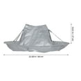 thumbnail image 2 of OULII Waterproof Haircut Cape Hair Cloak Cape With Neck Fixation 1Pack, 2 of 8