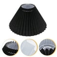 thumbnail image 5 of GETAJGHSD Black Pleated Lampshade 1Set 9.4x9.4x6.3in, 5 of 8