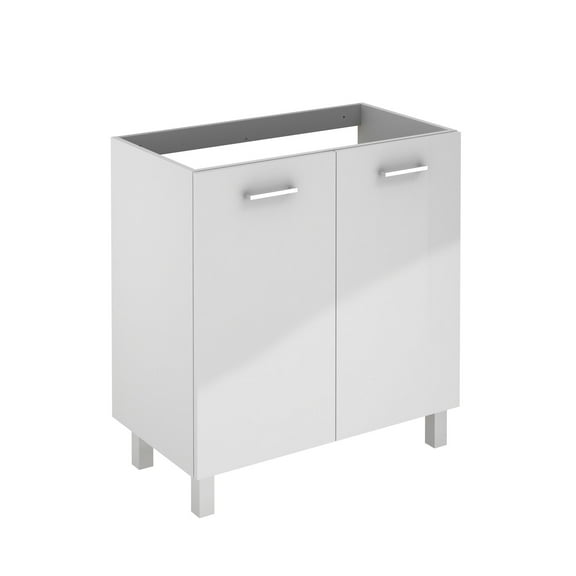 Ws Bath Collections Logic 80 Logic Vanities 31-1/2" Single Vanity Cabinet Only - White