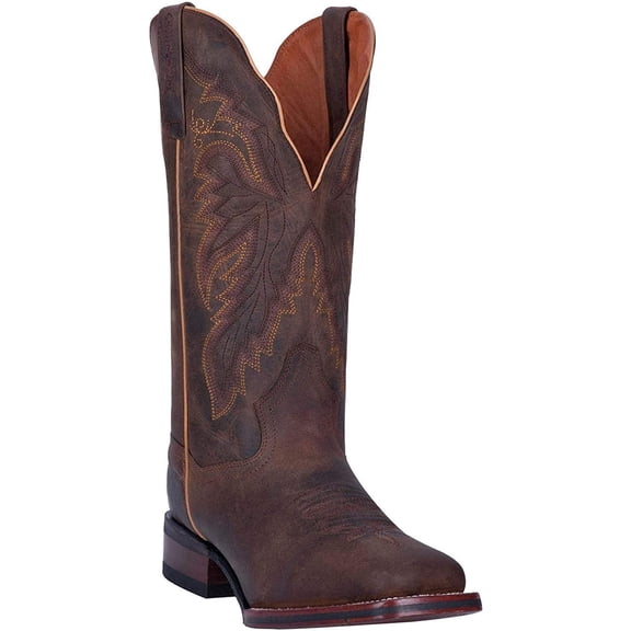 Dan Post Womens Western Boot Wide Square Toe Brown 12 M