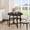 Black 800, variant on 31.5" Round Dining Table for 4 People, Modern Wood Circle Kitchen Table with Sturdy Industrial Metal Frame, Small Space Saving Dining Room Table for Apartment & Breakfast Nook, (No Chairs), Pear Wood