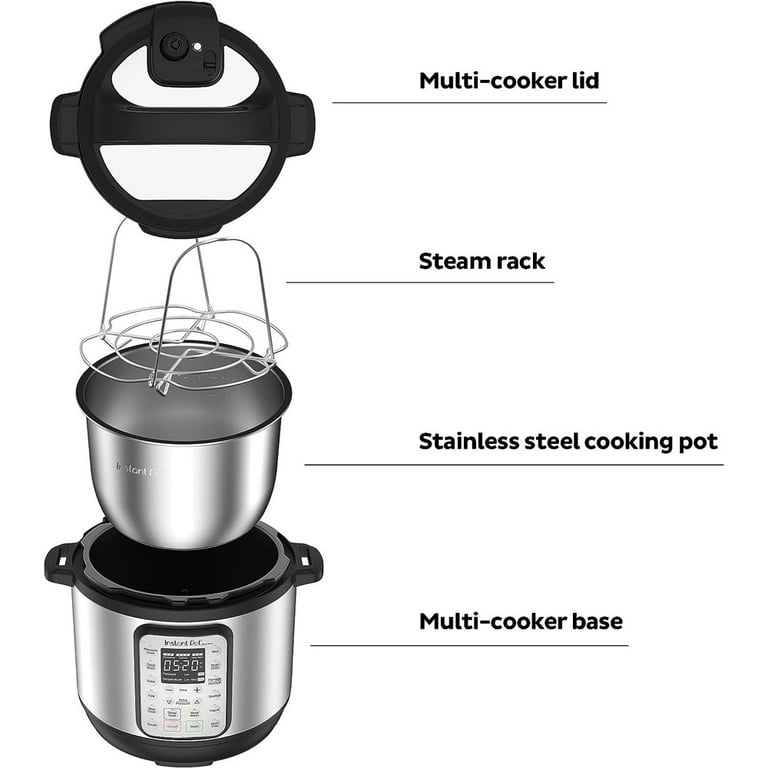 Instant Pot Duo Plus 9-in-1, 6Qt, Electric Pressure Cooker, R10  853084004477