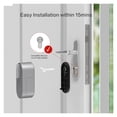thumbnail image 4 of Door Lock, Smart Door Lock DIY Keyless Entry Tuya App , Finrprint Password Lock Compatible ,Easy to Install, 4 of 7