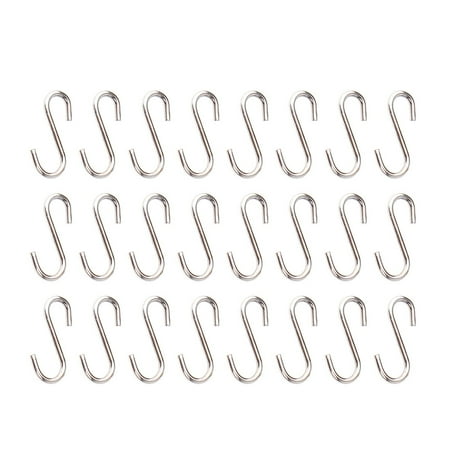 

200Pcs DIY Mini S-shaped Hooks Stainless Steel Hangers DIY Jewelry Accessory