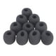 thumbnail image 5 of Paquete de 10 fundas de espuma Para micrófono perfecl protector de viento negro, 5 of 7