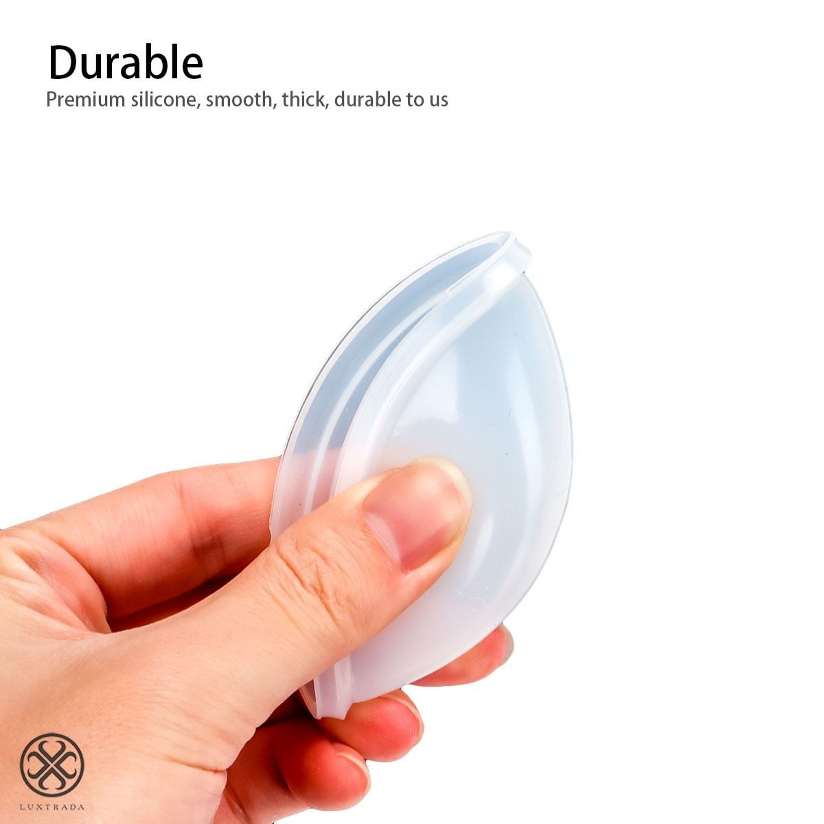 2-Pack Silicone Bookmark Molds For Resin DIY - Large & Small, White, Craft Jewelry Making