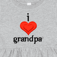 thumbnail image 4 of Inktastic I Love Grandpa Girls Baby Dress, 4 of 5
