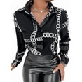 thumbnail image 2 of Blusas para Mujer, con Botones, Estilo Informal, de Negocios, de Larga, Elegantes y Sexys. Cadena L, 2 of 7