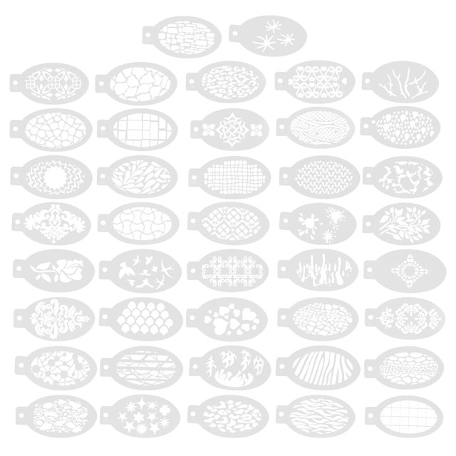 Stencils Painting Makeup Face Templates Creatures Supplies Professional