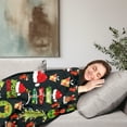 thumbnail image 3 of Christmas Blanket Soft Cozy Throw Blanket Interesting Festival Gift for Couch Sofa Bed Living Room Home Decoration -Black 30*40IN, 3 of 5