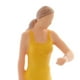 thumbnail image 4 of Miniatura 1:64 CUTICAT modelo de personas Diorama Decoración de Escritorio Vestido morado, 4 of 5