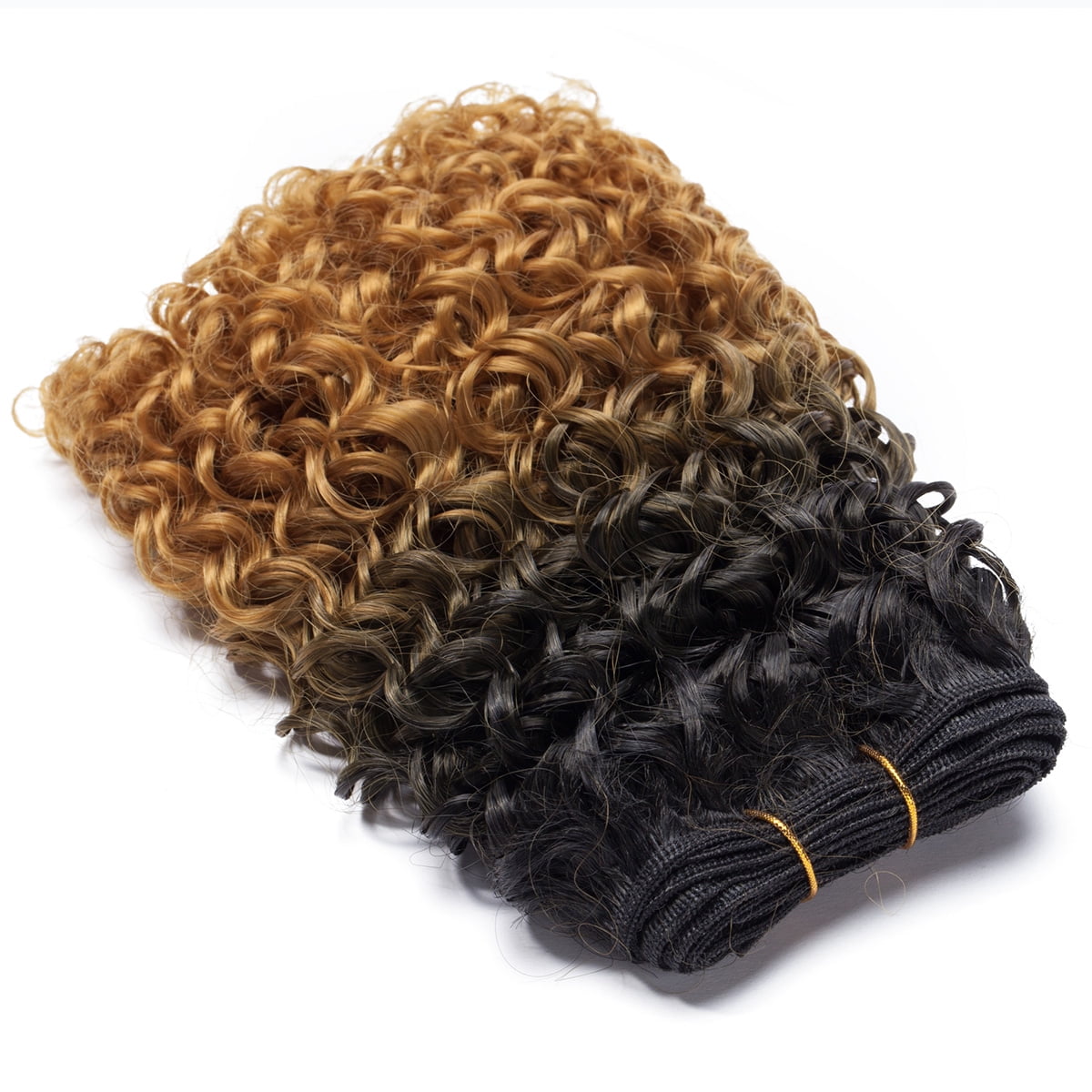 Snoilite 8 inch Weave Hair Extension Afro Kinky Curly Weft Hair Weave