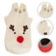 thumbnail image 3 of Ropa para perros con patrón de alce, disfraz de Navidad, ropa transpirable para perros, cachorros, talla L, blanco Rojo Verde RV011031-00797SDJ, 3 of 5
