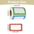 thumbnail image 3 of XIANXIAN 500 PCS Name Tags Stickers Colored Nametags(2.2x3.4 Inch) Adhesive Colorful Star Blank Sticky Name Tag Labels Sticker Roll to Write on Tags for Labeling Storage Bins Clothes Gifts Boxs, 3 of 6