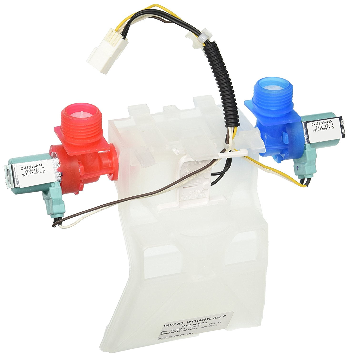 Genuine Whirlpool Water Valve W10144820