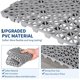 thumbnail image 5 of Garvee Pack de 50 baldosas entrelazadas para suelo, 12"x12", PVC blando antideslizante con agujeros de drenaje, para gimnasio, cocina, piscina, garaje, 5 of 8