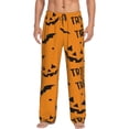 thumbnail image 2 of Lsque Trick Or Treat Print Men's Pajama Pants, Lounge Pant - Comfortable Home Wear,Elastic Waistband, Stylish Design-Medium, 2 of 9