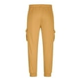 thumbnail image 6 of JAJAHO Cargo Pants Mens Joggers Utility Multiple Pockets Drawstring Waist Comfortable Daily Wear Trousers Climbing Fishing Ankle-Tied Stylish Trousers, 6 of 6