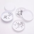 thumbnail image 3 of OULII 10pcs Round Sorting Tray for Beadwork Silver Plastic with Safety, 3 of 8
