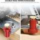 thumbnail image 5 of Juego 2 Abrazaderas para Perros Banco, Orificio para Banco Trabajo Aleación Aluminio 3/4 Pulgadas (19 Mm), para Mesa Carpintería, Abrazadera para Banco Carpintero A, 5 of 5