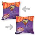 thumbnail image 2 of Monster Bash Fundas de almohada de terciopelo con tema, regalos de funda de almohada, decoración para el hogar, cojín de lanzar, regalo de cumpleaños para fans y parejas. 50cm x 50cm., 2 of 6