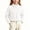 White, variant on BXJX Girls Fleece Jackets Size 7-8, Zip‑Up Casual Stand Collar Warm Cropped Outerwear Pink