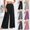 Black, variant on SNKSDGM Women's Plus Womens Linen Pants Suit Dressy Linen Pants Women Wide Leg Long Womens High Waisted Flowy Palazzo with Pockets