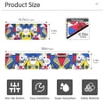 thumbnail image 3 of Yayeee Faucet Mat for Kitchen Sink 30" Diatomite Long Splash Guard Pad, Yelllow Simple Shapes, 2 Pack, 3 of 7