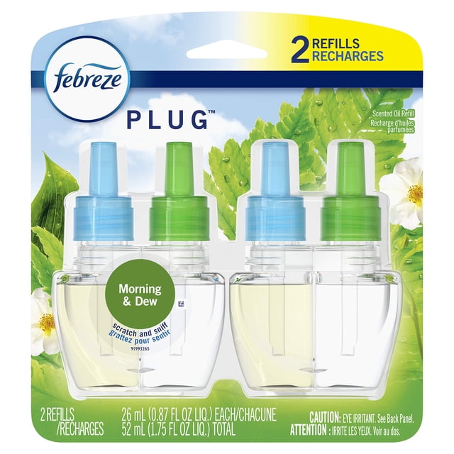 Ambientador Febreze Plug Odor Fighter Morning & Dew, 25 ml