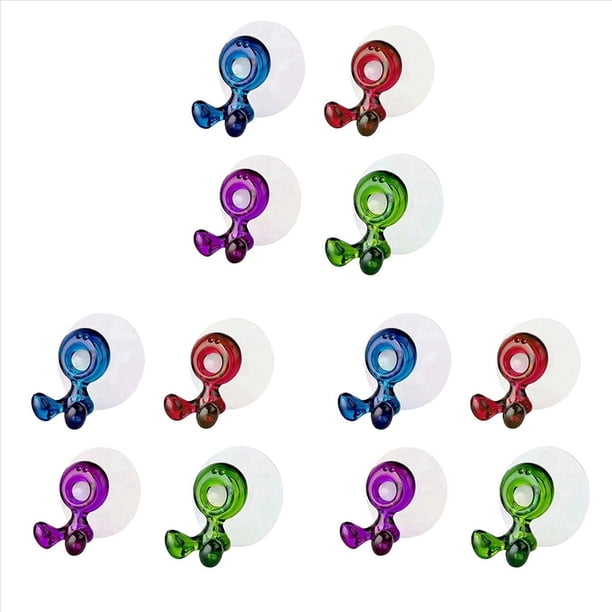 12X Soporte para Cepillo de Dientes con Ventosa para Toallas de Pared Gancho Reutilizable Sin Taladro Gancho de SuccióN para Cocina Cuarto de BañO Hogar