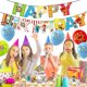 thumbnail image 4 of Juego de 37 piezas de suministros para fiesta de cumpleaños de melón, decoraciones para fiestas temáticas de melón, incluye pancarta de feliz cumpleaños, adornos para magdalena, 4 of 4