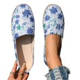 thumbnail image 5 of Willtoo Women's Flats, Floral Casual Slip On Shoes, Round Toe Comfortable Walking Shoes Art Travel Vacation Daily Shoes for Women, 5 of 5