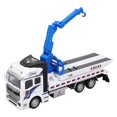 thumbnail image 4 of 26-27 Metal Tow Truck Toy for Boys Girls Friction Powered Extendable Arm Alloy Educational Wrecker Tow Tru, 4 of 5