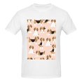 thumbnail image 4 of Bingfone Beagle Dog On Brown Men'S Loose Fit Short-Sleeve Pocket T-Shirt, 4 of 7