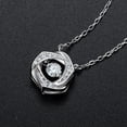 thumbnail image 3 of 925 Sterling Silver VVS1 D Color 0.3CT Cubic Zirconia Wedding Party Pendent Necklace Fine Jewelry, 3 of 4