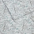 thumbnail image 4 of Intelligent Design Cozy Soft 3-Piece Twin Cotton Flannel Printed Sheet Set, Grey Sloths, 4 of 5
