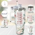 thumbnail image 3 of Grammy Tumbler My Favorite People Call Me Grammy Pink Floral 40 oz Tumblers with Handle and Straw Stainless Steel Insulated Grammy Coffee Cup Mug Grammy Gifts for Grammy, 3 of 6