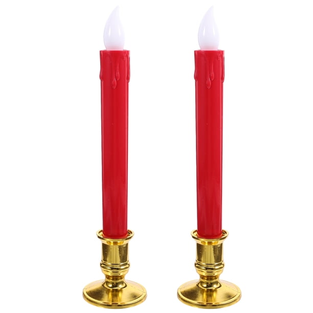 4 velas sin llama para fiestas, velas LED reutilizables, velas LED decorativas, velas sin llama y velas a pilas
