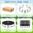 thumbnail image 4 of Allviate Trampoline 8FT 10FT 12FT 14FT 16FT, Recreational Trampolines with Enclosure Net and Ladder, Outdoor Anti-Rust Trampolines for Kids and Adults, 4 of 9